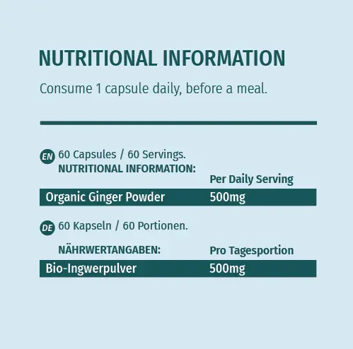 Organic Ginger Supplement - Image 3